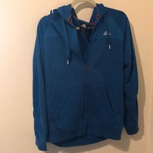 Blue adidas jacket